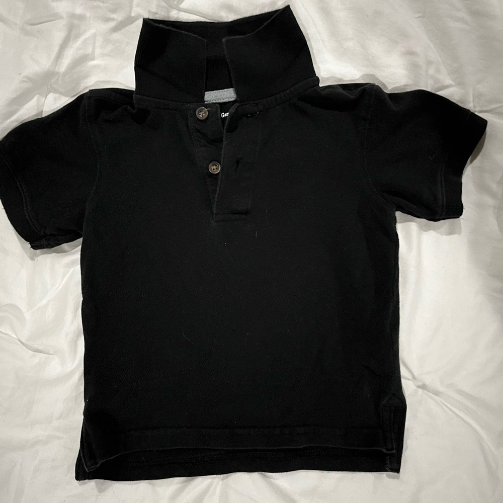 Black school polo shirt